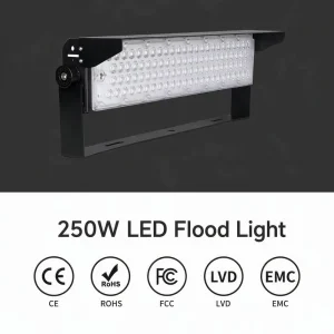 48000lm 250W 5050 Chip 6500K 6000K 3000K Exterior Facade House Big Large 220V Led Module Flood Lights for Golf Badminton
