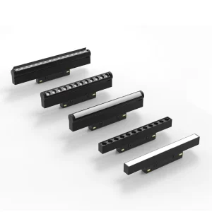 48v ultra Thin Led Magnetic Track Rail 30w Cob Liner Track Grille Flood LED Magnetic Track Light