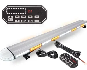 49 Inch New Low Profile LED Light Bar Emergency Rooftop Flashing Warning Security for Trucks Tow & Construction