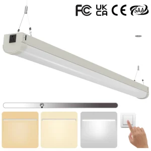4FT 36W LED Lighting Fixture Batten Strip Lights Ceiling Batten Light Fitting Parking Lot Commercial Garage Industrial SAA Rohs