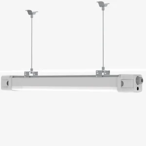 4FT 36W LED Waterproof Batten 120cm IP66 Vapor Tight Batten Light Commercial Industrial Lighting Corridor Parking Lot IK10 CE