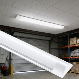 4FT 60W High Brightness LED Purification Lamp Ultra-thin 85-265V Garage Lighting Linear Lamp Workshop Warehouse Lighting Fixture