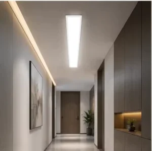 4FT*6IN 40W Aluminum Frame Linear LED Lay-in Light 0-10V Dimmable 5CCT 5Power Selectable Residential