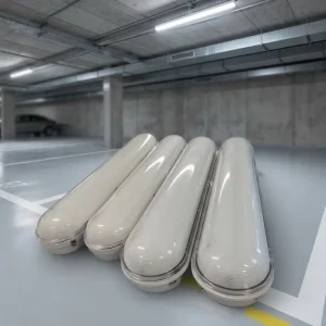 4FT LED Vaporproof Fixture IP65 Waterproof Vapor Tight Light 40W Linkable for Garage Parking Lot Kitchen Freezer Warehouse