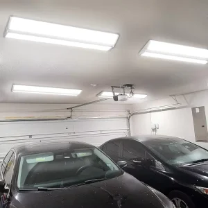 4FT LED Wraparound Light Fixture 50W Ultra Slim LED Shop Lights Led Office Ceiling Linear Light for Garage No Glare 5000LM