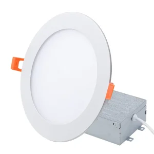 4INCH 6INCH 9W 12W 5CCT with Junction Box Dimmable Round Shape Recessed Ceiling SMD LED Panel Lights