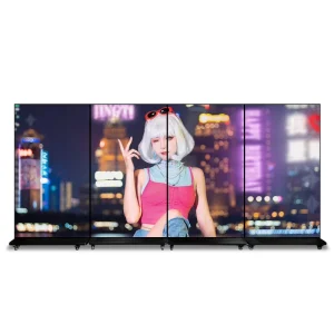 4K Full HD Vertical LCD Touch Screen Light Box Big Screen Stand Advertising Display for Shopping Malls Digital Poster