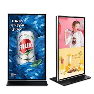 4K Light Box Display Touch Screen Vertical LCD Panel Stand Advertising Display LED Advertising Full HD Big Advertising Screen