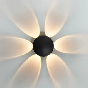 4W 6W 8W Flower Wall Lamp LED Wall Sconce Modern Minimalist Outdoor American Living Room Moisture Proof Waterproof Wall Lamp