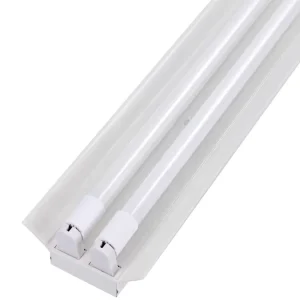 4ft 2ft T8 Batten Cover Surface Mounted Fluorescent T8 Tube Light Fixture G13 Base Iron Aluminum Bracket Fitting LED Batten