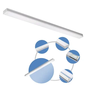 4ft Indoor Ceiling Mounted Suspended Aluminum LED Pendant Lights 40W Linear Tube Light