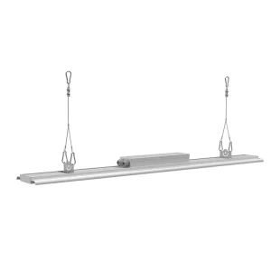 4ft Linear Lights Industrial Rectangle Luminaires for Warehouses High Lumens Linear High Bay 5 Year Warranty 100W 200W