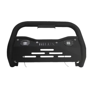 4×4 Steel Bumper Bar LED Light Front Grille Guard Bolt-On Hilux Navara NP300 Ranger F150