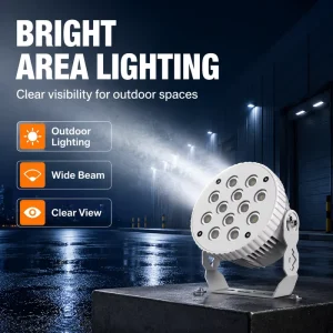 5 Year Warranty High Bright Warm White RGBW DMX512 IP66 Rainproof 9W 12W Landscape Museum Garden Decorative LED Circular