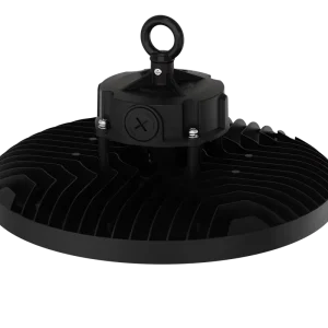 5-Year Warranty IP65/IK08 Aluminum UFO High Bay Light with Emergency Kit Battery Power CCT Adjustable for Factory