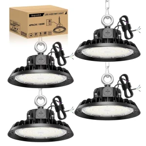 5 Years Warranty 170lm/w 100w 6000K 3CCT Switchable 50000hrs UFO LED High Bay Lighting