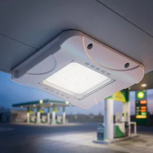 5 Years Warranty IP65 Customized 3000K~6000K 130lm/W LED Parking Lot Light Canopy Light for Warehouse Food Processing Plant