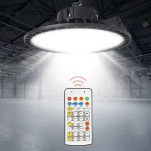 5 Years Warranty UFO High Bay Light with Dialux Evo Layout Service Warehouse LED Lights with Motion Microwave Sensor