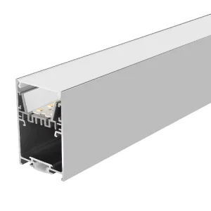 50*75MM Customized T5 LED Aluminium Alloy Profile Office Lighting Strip Ceiling Decorations Bending Welding 6000 Series