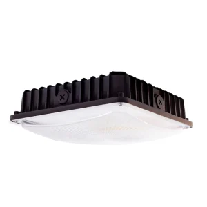 5000K 0 10V Dimmable Commercial 50 120W LED Canopy Lights Outdoor for Gas Station Carport Parking Garage Warehouse