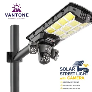 500W 800W Super Bright LED Solar Street Light With CCTV Camera Integrated Outdoor Security Lamp for Road Garden Wall Lighting