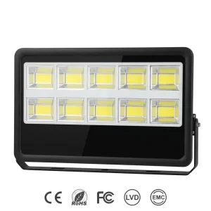 500W COB IP68 Heat Resistant Flameproof Dust to Dawn Long Life Industrial Metal LED Flood Lights for Offshore Marine Site
