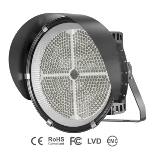 500W Customized IP65 Slim Diecast Aluminum Multi Power High Performance Rigid Metal LED Flood Lights For Construction Site