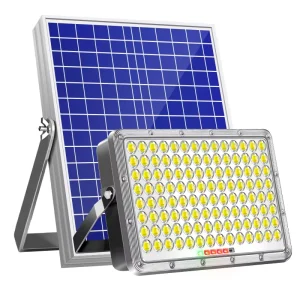 500W High Bright Aluminum Case Solar Street Light Factory Warehouse IP65 Garden Courtyard Outdoor LED Solar Flood Light