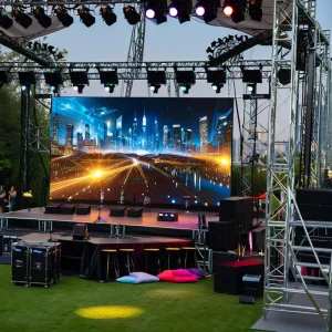 500x500mm Indoor Outdoor Giant Stage P3.91 LED Advertising Display Screen