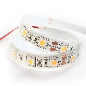 5050 LED Strip Light Strings 60LEDs/m 12V/24V IP65 Waterproof Cuttable Dimmable Home Decoration Party Cabinet Bar Back