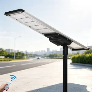 5050 Led Chips Integrated Solar LED Street Light High Lumen Dusk to Dawn Solar Powered Street Light for Highway Parking Lot