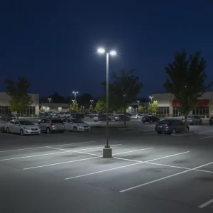 50W AC Aluminum LED Street Lights 5 Year Warranty Smart IP66 Parking Outdoor Adjustable Road Commercial