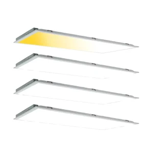 50W ETL Certified Dimmable Slim Modern LED Ceiling Panel Lights Backlit Commercial Use 2x4ft Rectangular CRI 80 5 Year Warranty