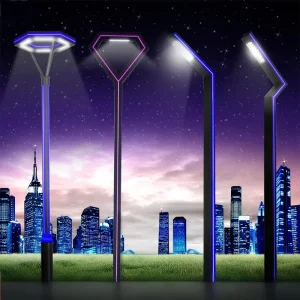 50W Electric Outdoor Aluminum Profile Garden Light LED Street Light IP65 Waterproof 2 Year Warranty for Residential Parks Roads