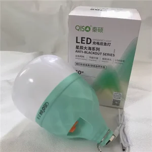50W High Power LED Rechargeable Light Bulbs Portable Emergency Camping Lantern with IP65 Rating for Outdoor Use