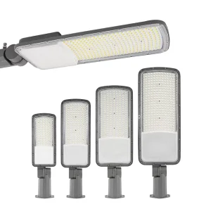 50W LED Cobra Head Street Light 5000K 6500K Die Cast Aluminum IP65 Parking Lot Pathway Fixture