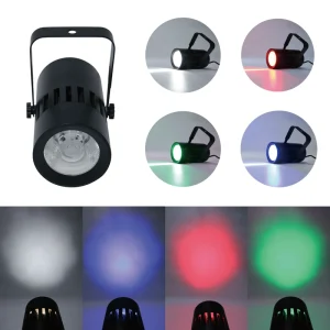 50W LED Downlight Beam Adjustable Angle RGBW IP20 DMX512 Spotlight for Stage Banquet Hall Meeting Room Emitting White