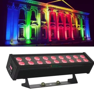 50cm 1.65FT 18X10W RGBW 4In1 DMX512 Aluminum LED Wall Washer Stage Bar Linear Facade Lighting for Car Shop