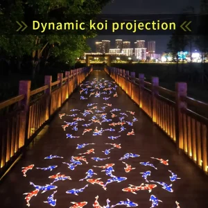 55W Park Home Improvement Interior Store Decoration Image Projector LED Sign Dynamic Projection Light