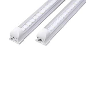 5700K V-Shaped 8ft Integrated 60W T8 LED Tube Industrial Design for Home Office 5-Year Warranty