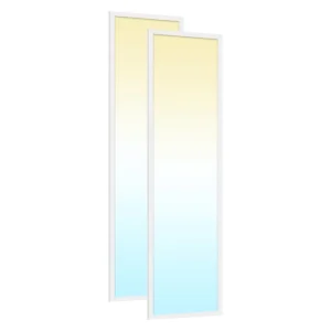 5CCT 1x4FT Dimmable LED Flat Panel Light Ceiling Fixture 30×120 Back-lit LED Panel for Commercial Use