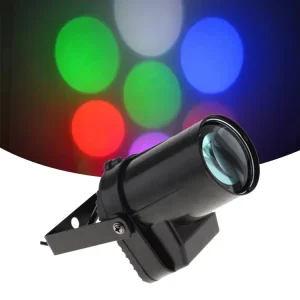 5W Mini Beam LED Spot Light RGBW Emitting Stage Lighting for Bar Nightclub Disco