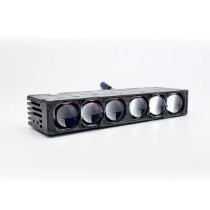 6 Eye LED 12V 140W 6700 Lm 6000K Waterproof Offroad Work Light S6 Universal Automotive Grille OE