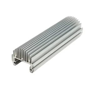 6000 Series 6061 T5 Aluminum LED Extrusion Profiles Heat Sink Linear Light Anodized Surface ISO9001 Certified CNC Machined