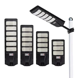 600W Solar Street Light Outdoor Waterproof LED Lamp with Radar Motion Sensor for Industrial Area Lighting