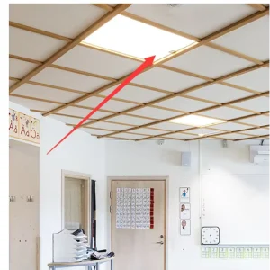600X600mm 40W 6000K Dimmable Recessed Ceiling With PIR Sensor LED Panel Lights
