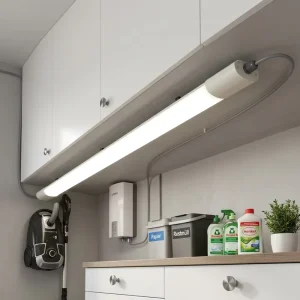 600mm 20W 2200lm LED Linear Tri Proof Fixture 4000K Natural White Waterproof Industrial Lighting for Warehouse Garage