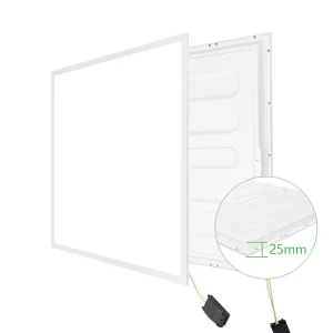 600×600 40W 4000K Surface Mounted Flat Troffer CCT Selectable Back Lit Ceiling LED Panel Light