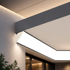 6063 Aluminum Alloy Triangular Linear Light Strip Ceiling Mounted Cove Lighting for Living Room Corner 220V 3-Year Warranty