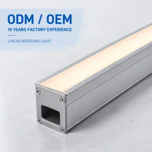 6063 Aluminum Profile LED Linear Lamp Heat Dissipation Grooves Multi Beam Angle 10-90 Degree Modern Exterior Linear Luminaire